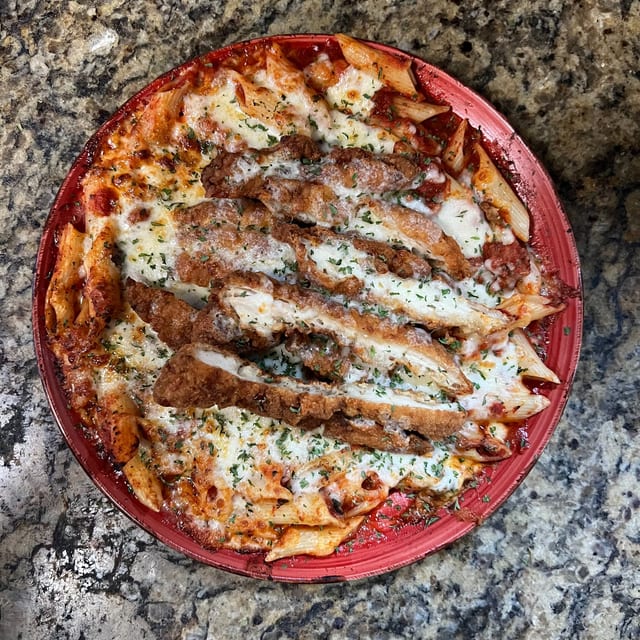 Ziti with Chicken.