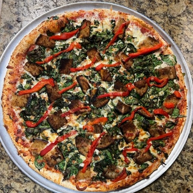 Roasted Eggplant Pizza 10".
