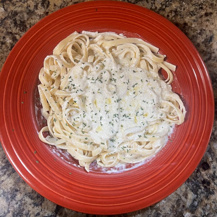 Fettuccine Alfredo.