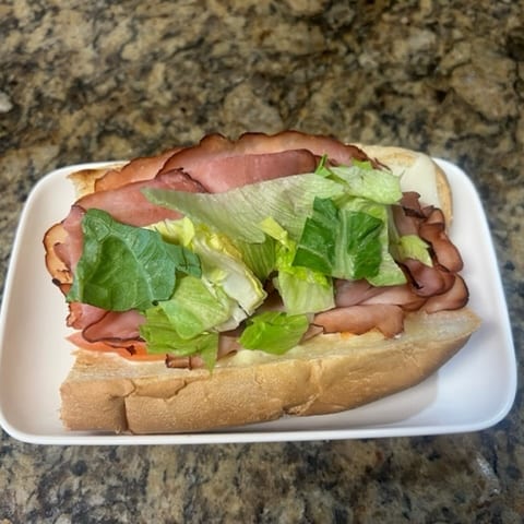 Ham & Cheese Sub.