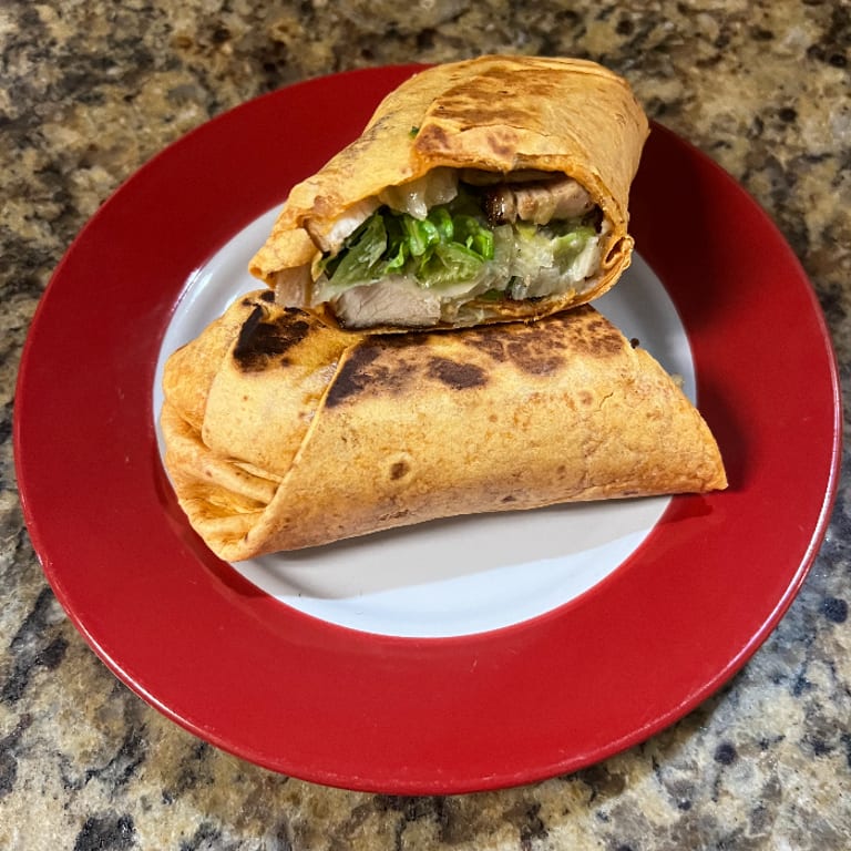 Delicious Chicken Caesar Wrap