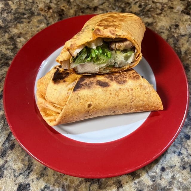 Chicken Caesar Wrap.